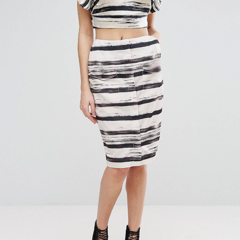 KENDALL + KYLIE Women's Print Pencil Skirt